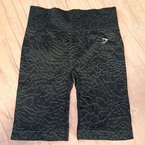 Size Large, Black gymshark biker/gym shorts